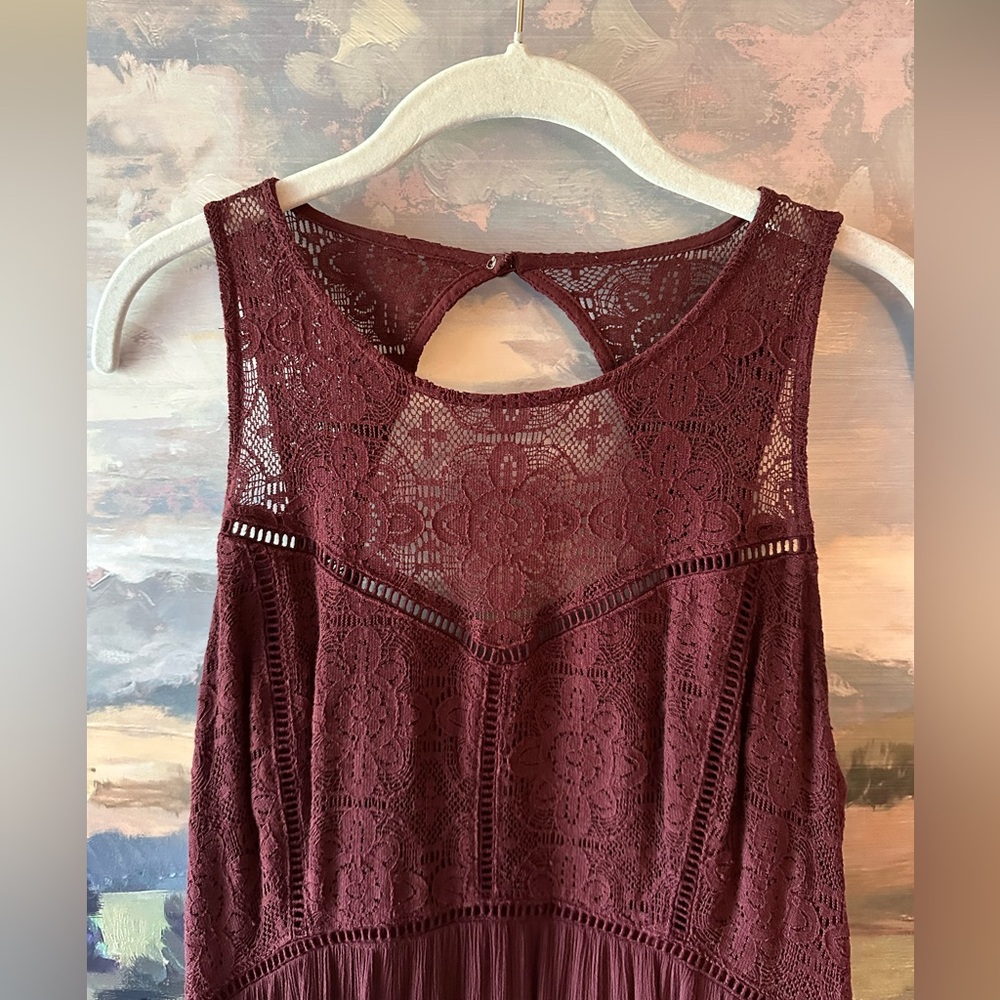 Abercrombie Lace Open Back Dress - Picture 2 of 8